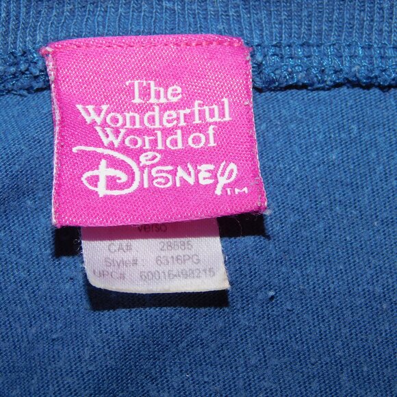 Disney Store VTG Winnie Pooh Christmas nightgown night T Shirt Blue one size - Picture 4 of 10